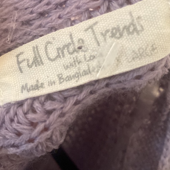 Full Circle Trends tie back sweater size XL - Picture 3 of 4